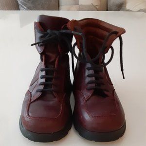 Andrea Montelpare leather baby combat boot -made in Italy size 24